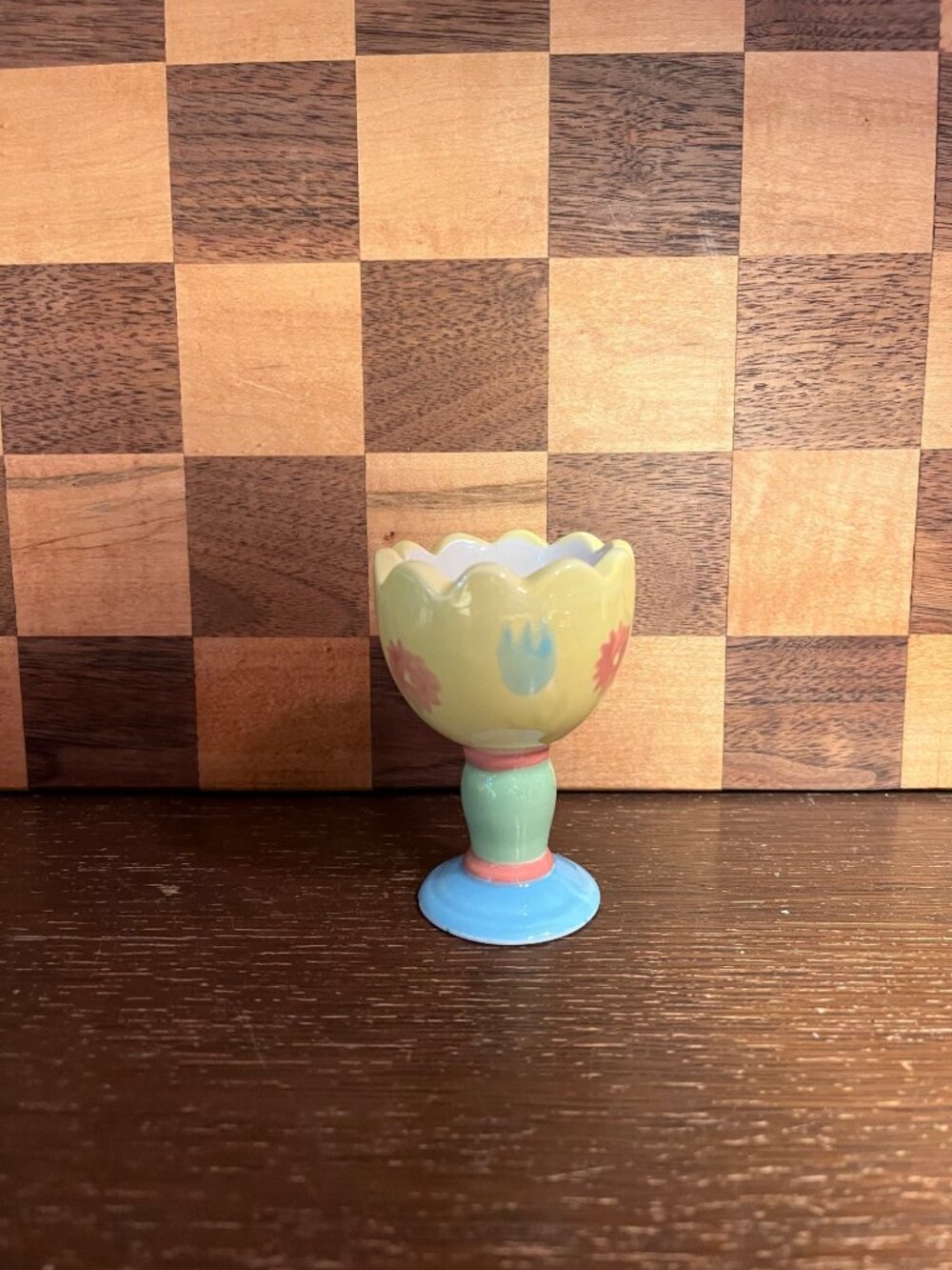 Whimsical Pastel Egg Cup